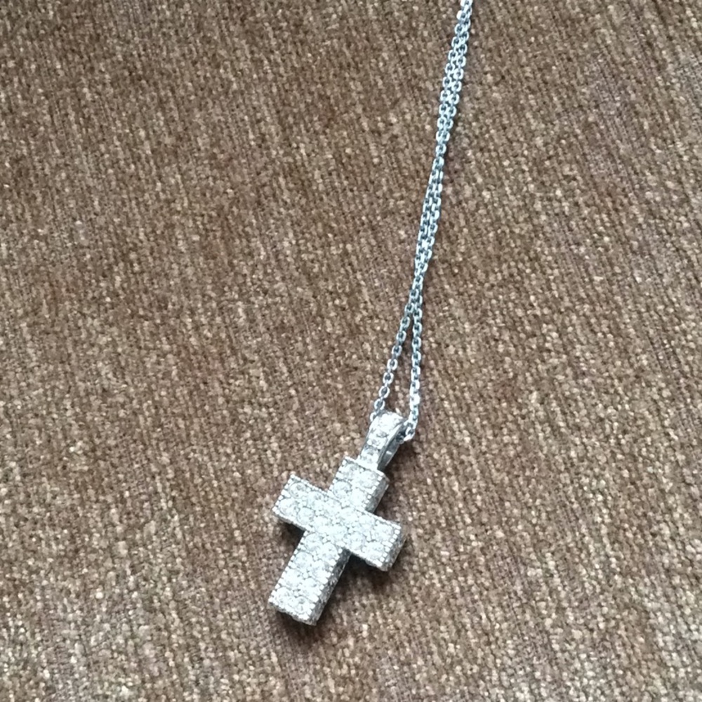 Swarovski cross necklace